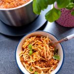 Spaghetti Bolognese cu linte Le Puy