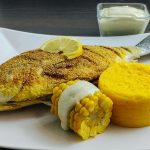 dorada prajita cu sos bechamel